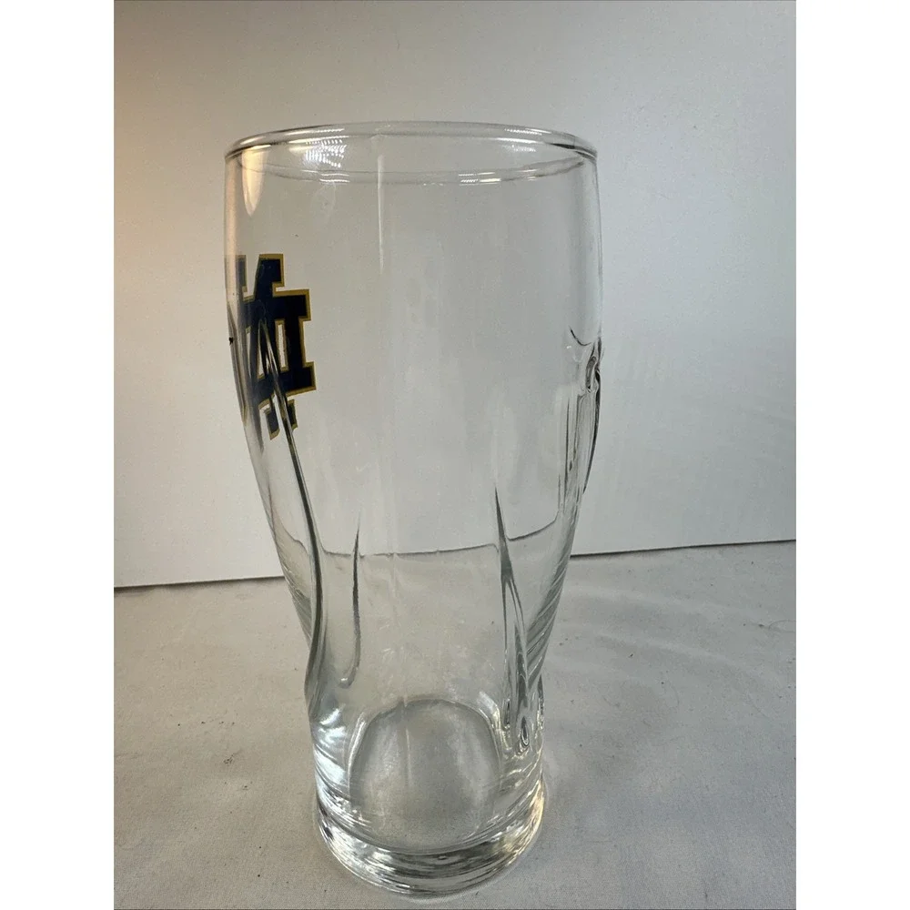 Guinness Notre Dame 20 Ounce Pint Glass Rare Specialty Beer Glass Man Cave Irish